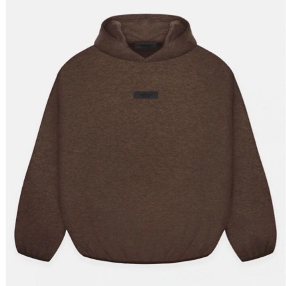 Essentials Fear Of God Hoodie- Size S - Heather Wood